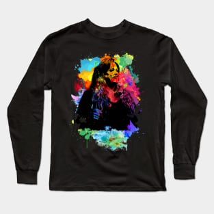 Wynonna Judd - Watercolour Art Styles Long Sleeve T-Shirt